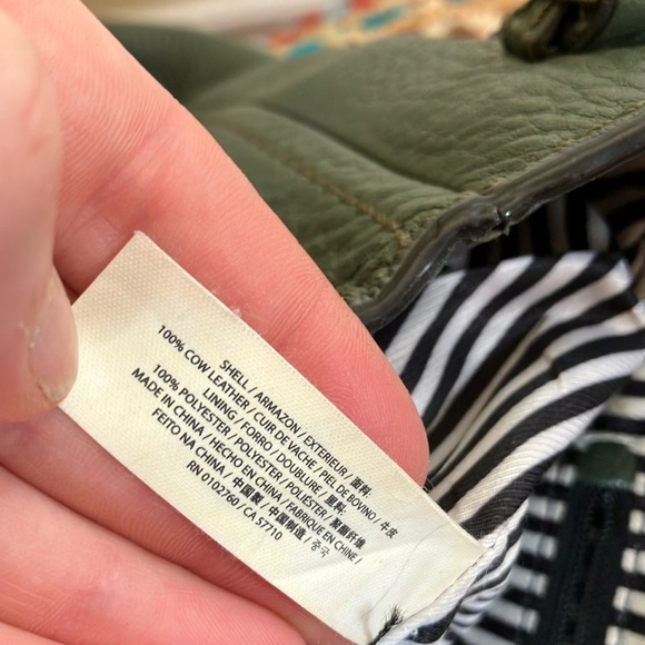 Kate Spade Lola Avenue Green Olive Army Leather Satchel Bag - Picture 8 of 9